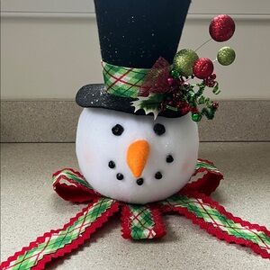 Raz 14 in. Large Snowman Head.